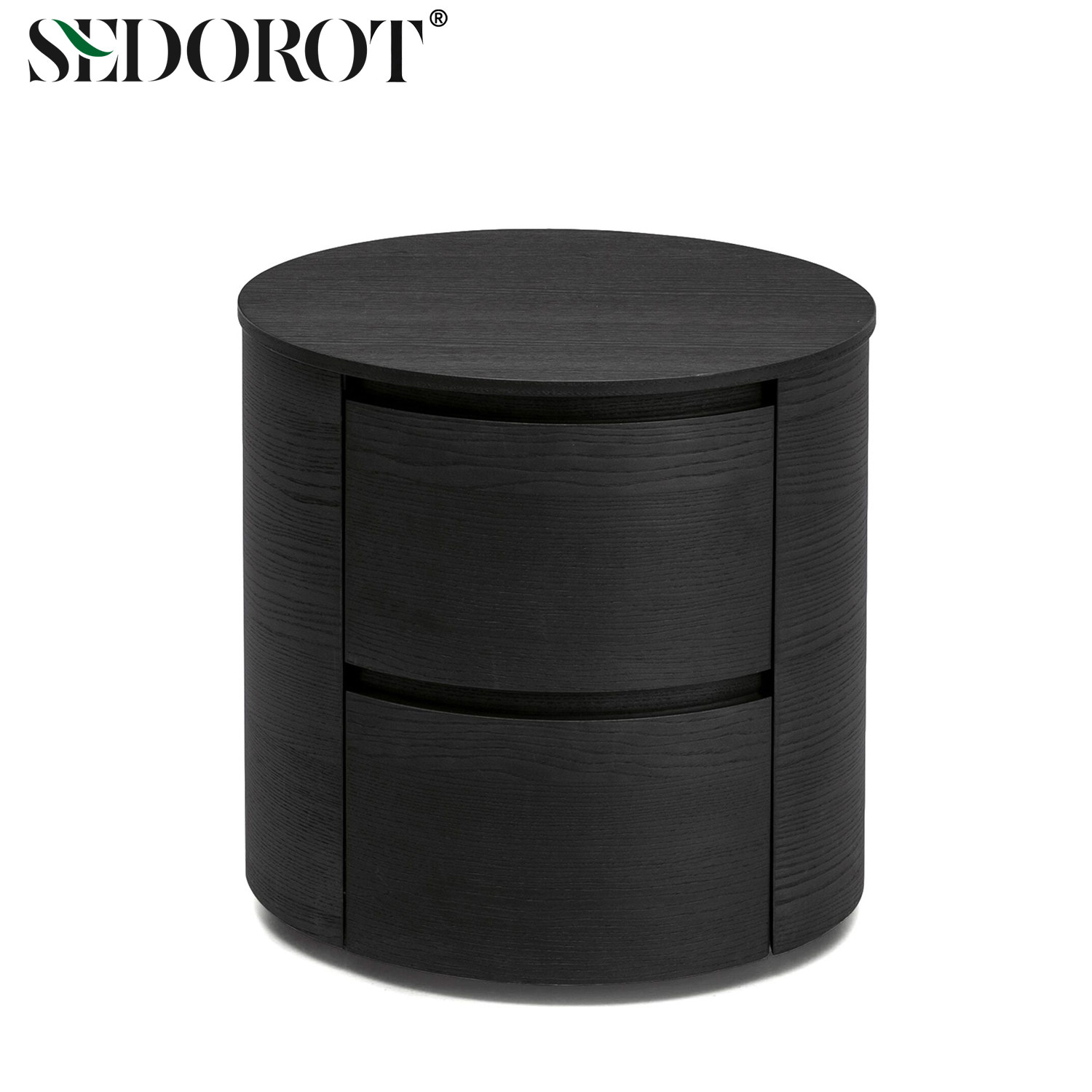 SEDOROT/北欧轻奢创意设计实木圆润造型储物柜ORBIT轨道床头柜