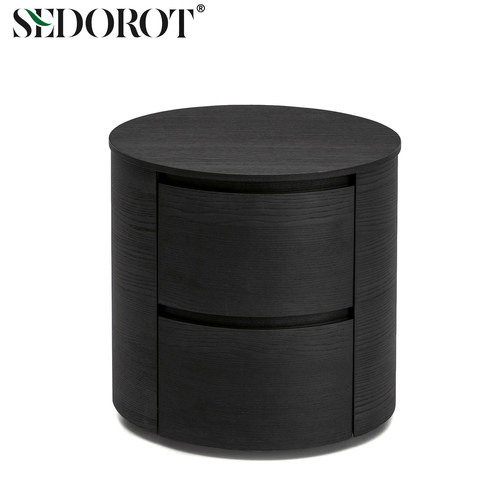 SEDOROT/北欧轻奢创意设计实木圆润造型储物柜ORBIT轨道床头柜