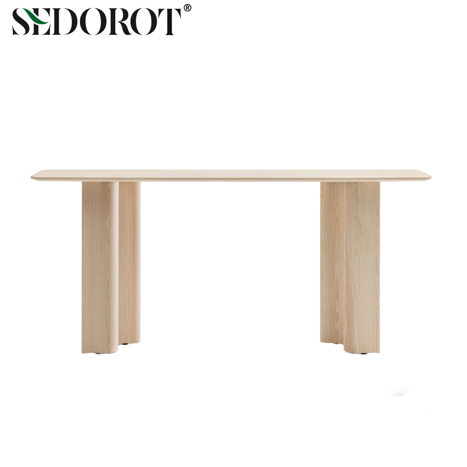 SEDOROT/北欧极简艺术设计走道实木玄关桌CURTAIN CONSOLE控制台