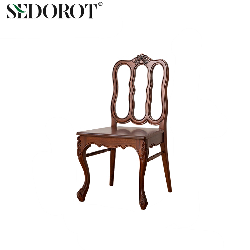 中古风实木餐椅ins风餐厅