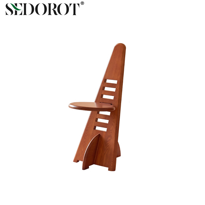 设计师艺术感高级实木轻奢中古