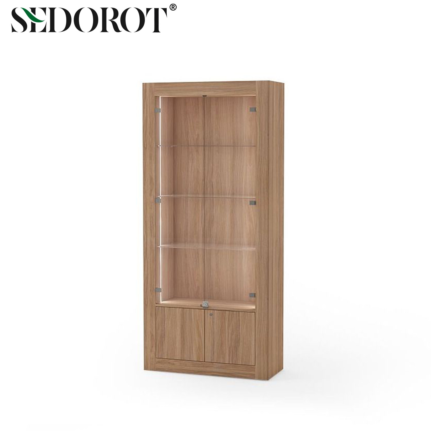SEDOROT/北欧轻奢设计样板间客厅QUATTRO DISPLAY CABINET展示柜