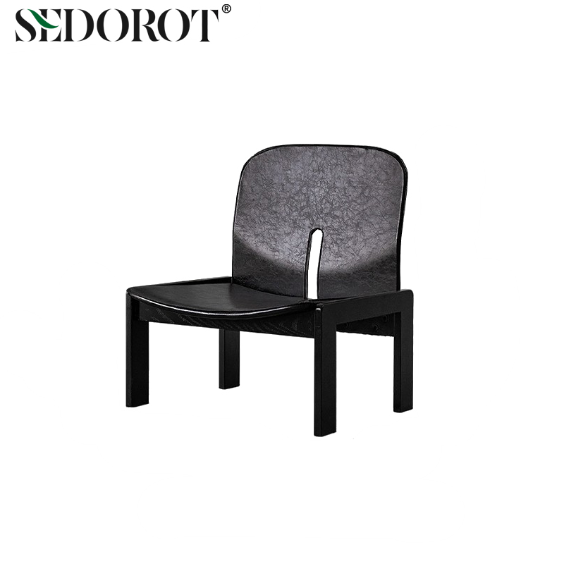 中古实木餐椅侘寂风简约