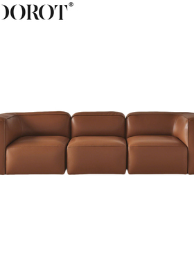 SEDOROT/意式轻奢创意艺术设计直排多人皮革BANGLE/手镯沙发
