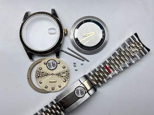 手表配件 日志 41 表壳全套适配 2824 SW200机芯表壳蓝宝石镜面