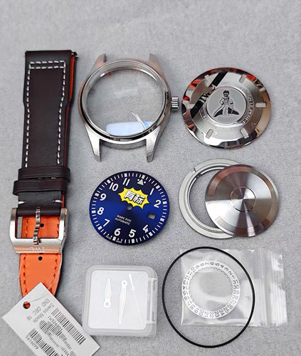 手表配件 马克18表壳 适配2824 2892机芯 表壳全套 蓝宝石 直径40