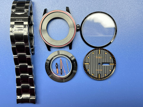 手表配件 舵手 适配2834 2836 2846 机芯表壳 蓝宝石镜片全套