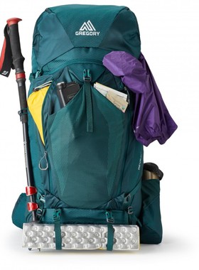 Gregory 格里高利 DEVA行疆 女款重装徒步背包大容量  60L翠绿色