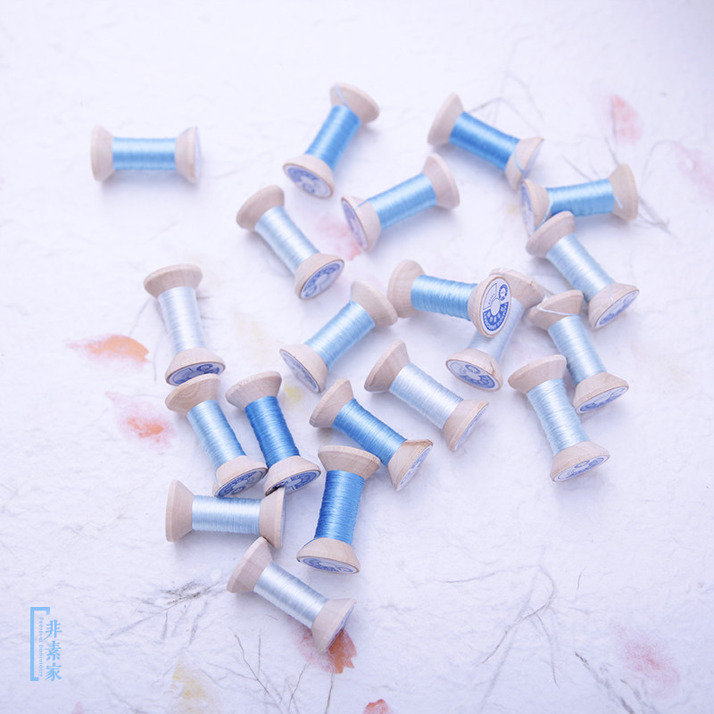 桑蚕丝线手作湘绣苏绣刺绣真丝图片