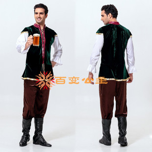 万圣节印度民族cosplay王子表演服 啤酒节服装男成人舞蹈演出服