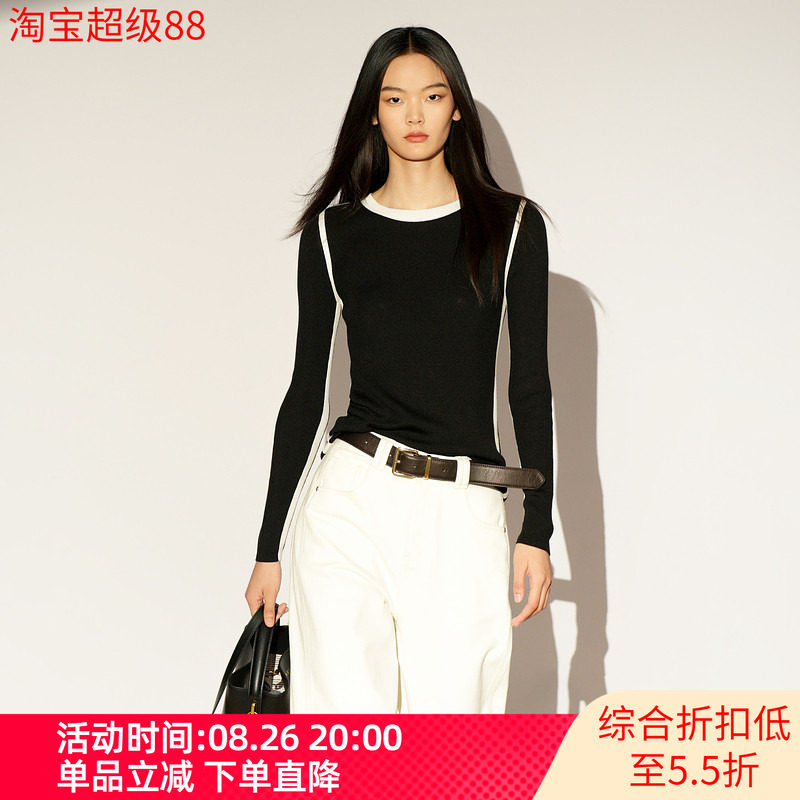 XG/雪歌2026春季新款针织毛针织衫