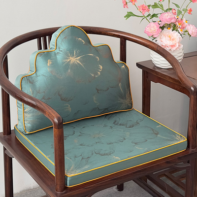 新中式红木椅垫实木家具圈椅坐垫
