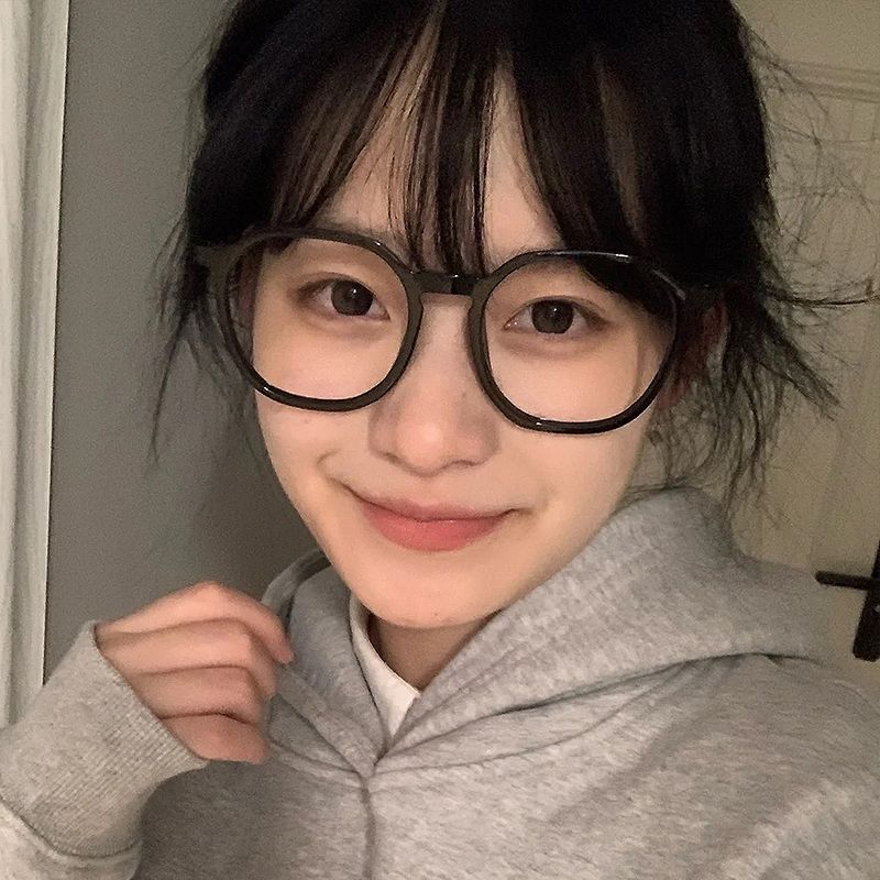 复古黑色大框眼镜防蓝光平光