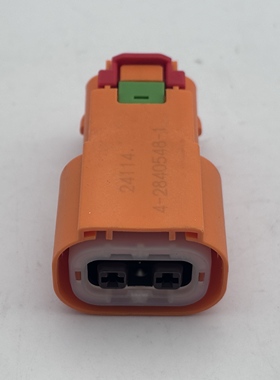 24114 4-2840548-1 PA66 GF33新能源汽车插头线束连接器原厂正品