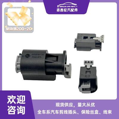 2P汽车插头A0065401781 1-1418463-1 0-1418461-1A PA66 GF15