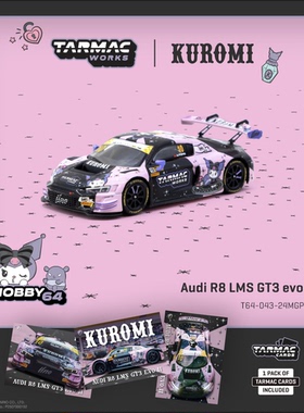 [预售]TW 奥迪 Audi R8 LMS GT3 evo II 1:64 合金汽车模型