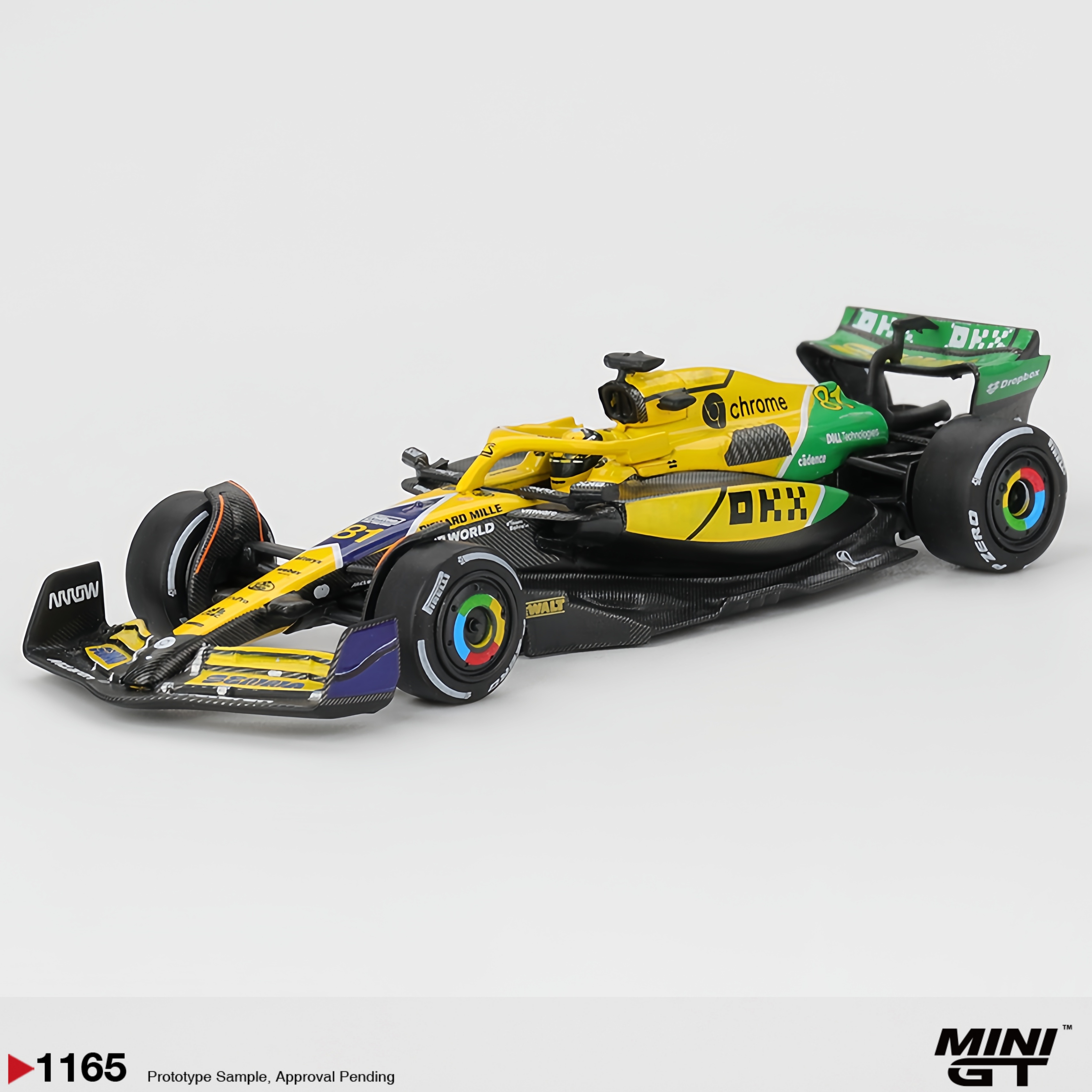 [预售]MINIGT 1165 迈凯伦MCL38 奥斯卡·皮亚斯特里1:64汽车模型