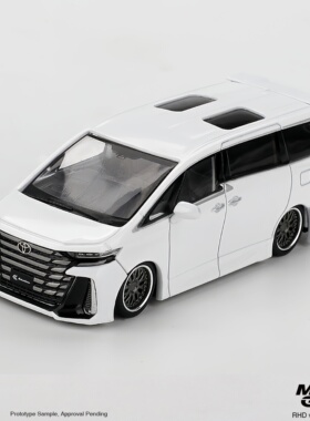 [预售] MINIGT 1180 丰田 埃尔法 白色 1:64 合金汽车模型