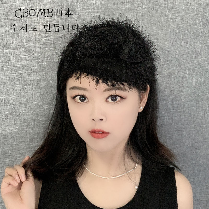 半帽发饰涤原创设计宽边