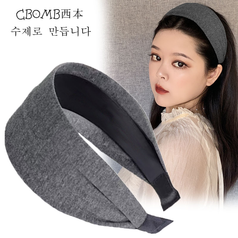 高级感灰色娜扎同款发箍女