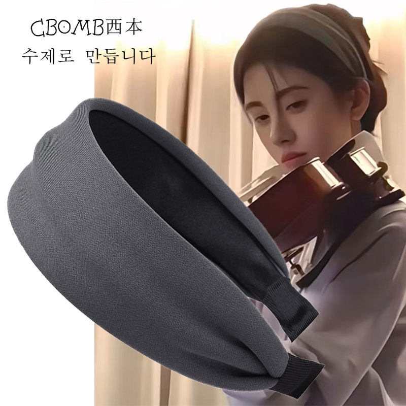 鞠婧祎同款宽边发箍女