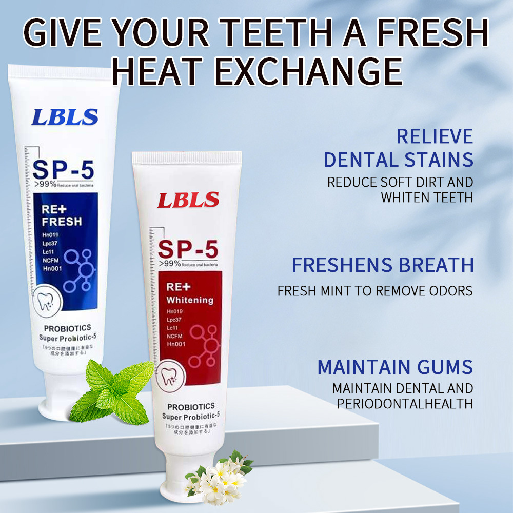 s Probiotic toothpaste whitening and stain removal 牙膏
