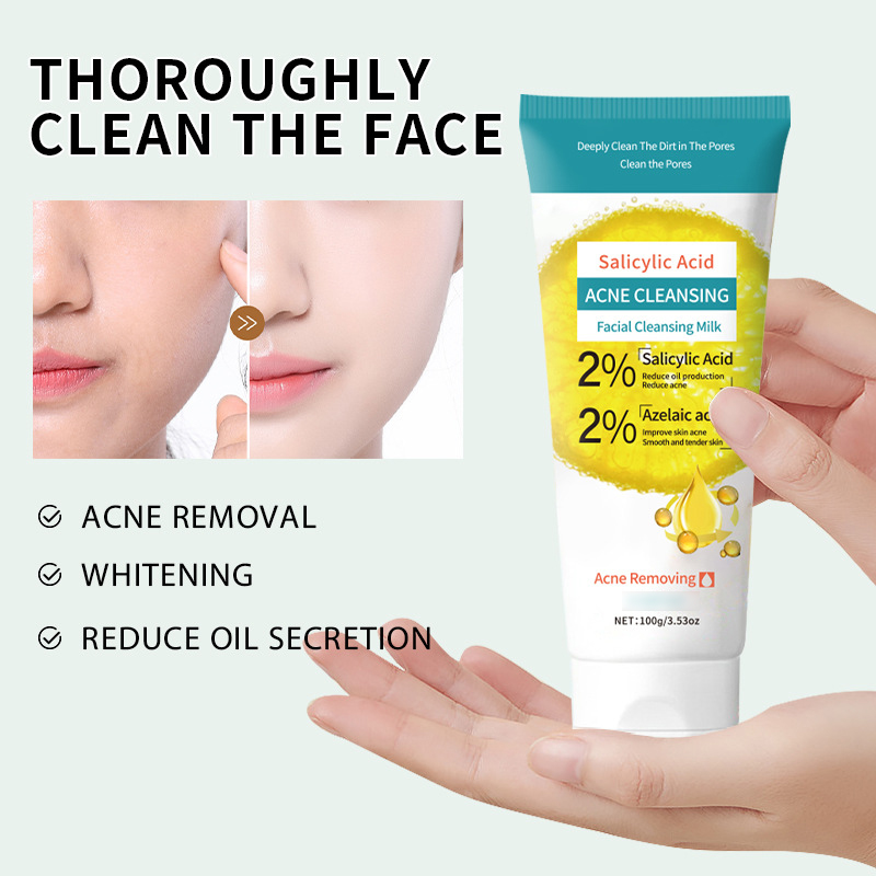 Salicylic AcidACNE CLEANSING   Facial Cleansing Milk 洗面奶