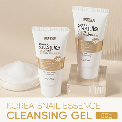 KOREA SNAIL ESSENCE CLEANSING GEL莱蔻蜗牛洁面啫喱保湿清洁