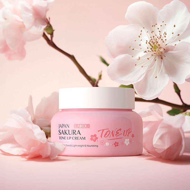 莱蔻樱花素颜霜滋润修饰肤色LAIKOU SAKURA TONE UP CREAM正品