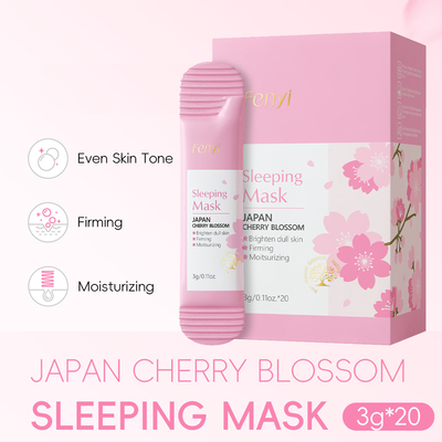 JAPANCHERRYBLOSSOM SLEEPING MASK FENYI芬逸樱花免洗睡眠面膜