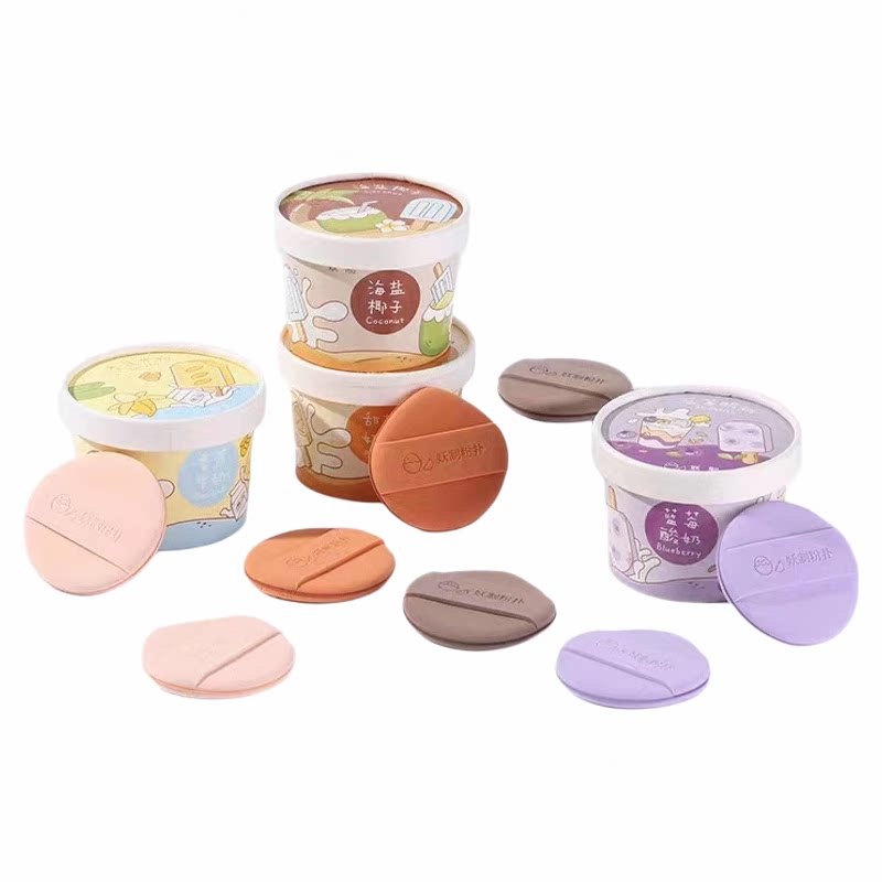 妖制雪糕粉扑气垫粉底液专用粉饼散粉海绵定妆化妆遮瑕不吃粉粉扑