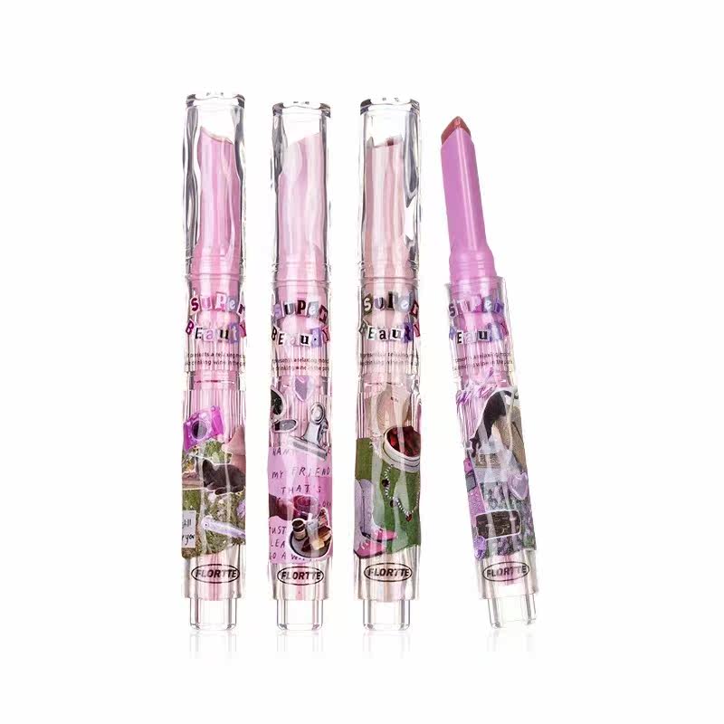 FLORTTE花洛莉亚怪美莉亚固体唇蜜唇釉水光镜面滋润口红玻璃唇女