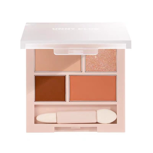 unny四色眼影盘珠光哑光亮片牛郎色大地色眼影一盘多用灵动耀眼妆