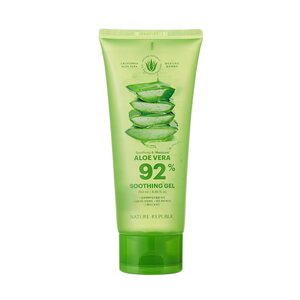韩国NatureRepublic自然乐园芦荟胶新款管状正品授权保湿舒缓滋润