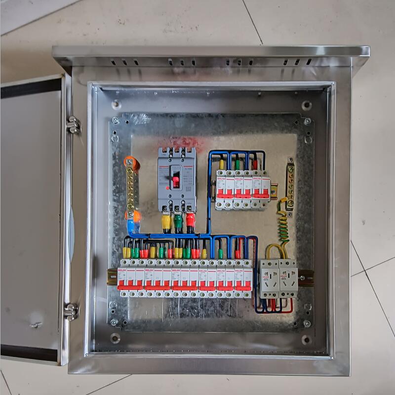 定制三相四线电表成套配电箱低压动力配电柜一二级家用照明插座箱