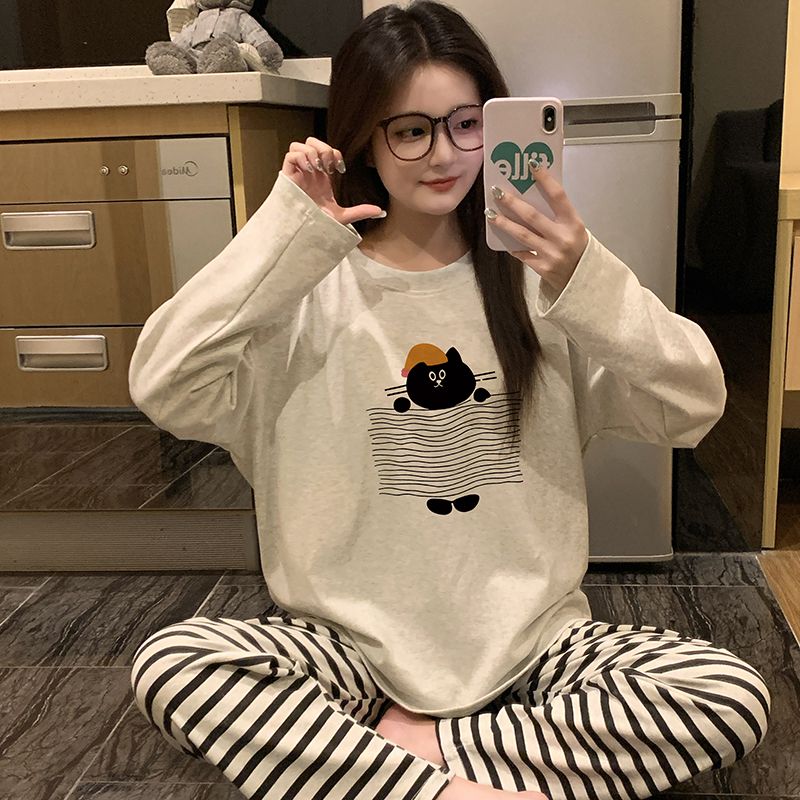 2026新款睡衣女款春秋季纯棉睡衣/家居服套装