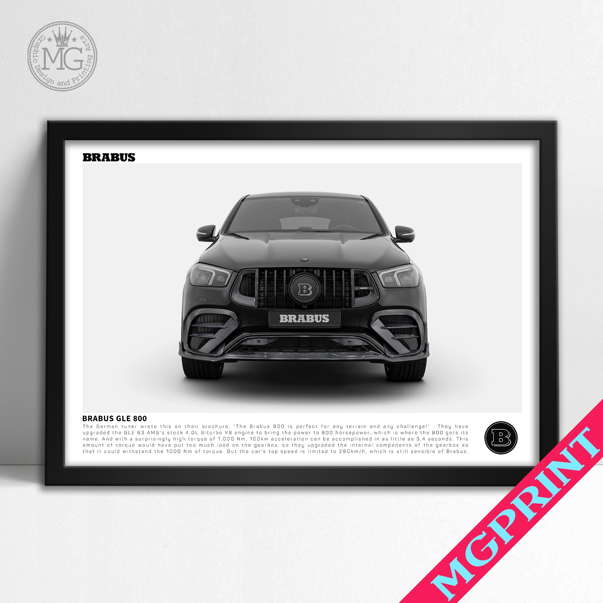 GLE63SBRABUS800卧室海报装饰画