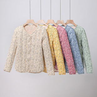 东北花棉袄中老年小棉袄女冬季宽松休闲保暖奶奶装内穿老太太棉衣