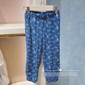 现货夏季 TKTC226402Y 空调防蚊裤 小熊童装 婴童男童休闲满印薄裤