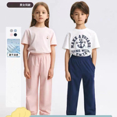 YH束脚运动裤 24春夏小熊男女童防蚊裤 休闲速干长裤 FDTKTM246478H