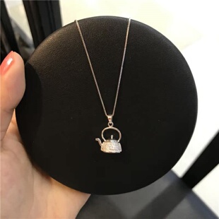 2025新款S929纯银胡了项链配饰女轻奢小众时尚女饰品礼物送友老婆