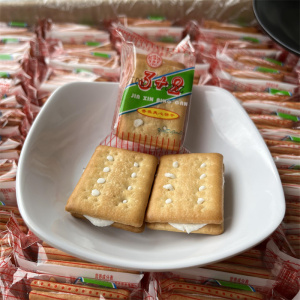 应得嘉利3+2香蕉夹心饼干果酱儿时怀旧休闲小吃传统糕点小零食