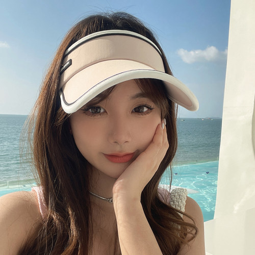 空顶帽户外百搭女夏季大檐防晒