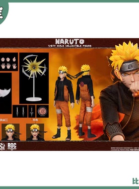 RocketToys ROC-012 1/6 火影忍者 漩涡鸣人 战损.ver 忍界大战