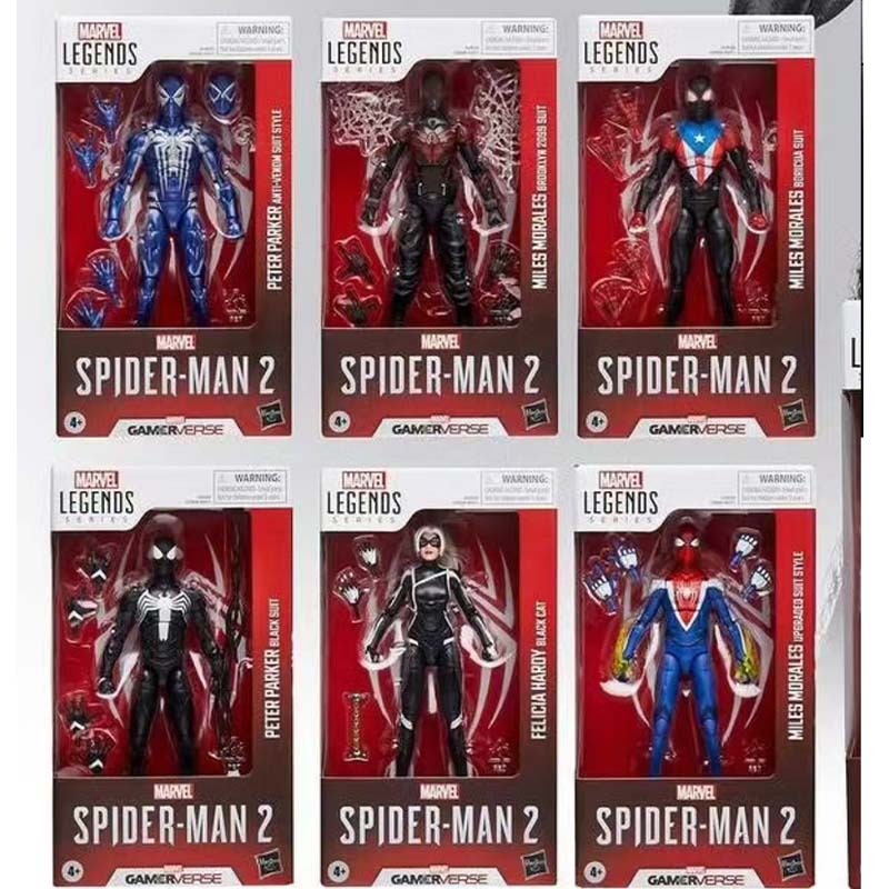 现货 孩之宝 ML marvel legends 蜘蛛侠 猫女 布鲁克林2099反毒液