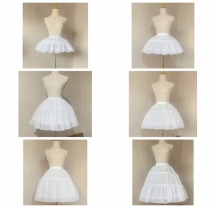 lolita裙撑可调节蓬度鱼骨裙撑暴力日常衬裙洛丽塔卡门内衬