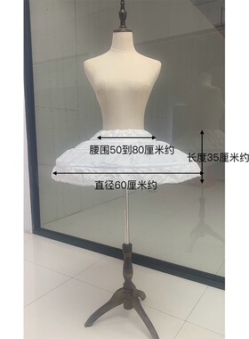 儿童礼服裙撑35裙蓬裙衬裙女孩子礼服演出内撑蓬蓬裙带骨撑裙配饰