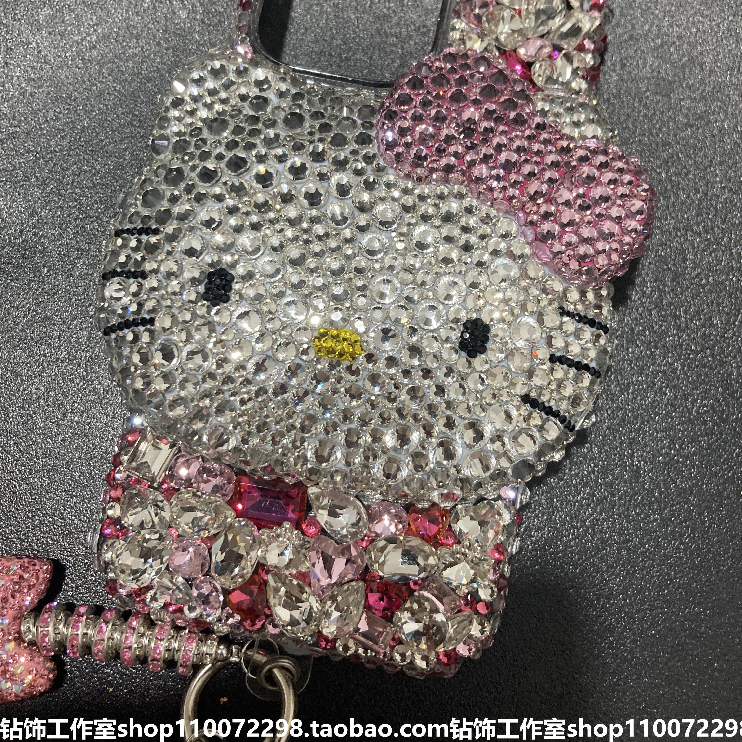 苹果17promax手机壳水钻闪闪