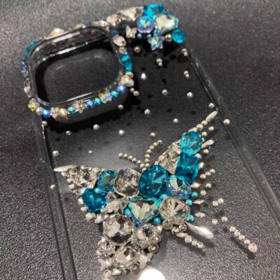 苹果16promax手机壳镶水钻高级感