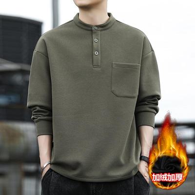 春秋季男士宽松体恤圆领卫衣